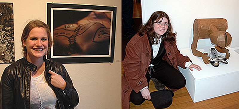 Heather Braxton and Jeannine Lambert were among the students in the NCC Art and Design Programs juried into the prestigious 2010 Exhibition of Undergraduate College Artwork in Connecticut exhibition at the John Slade Ely House Center for Contemporary Art
