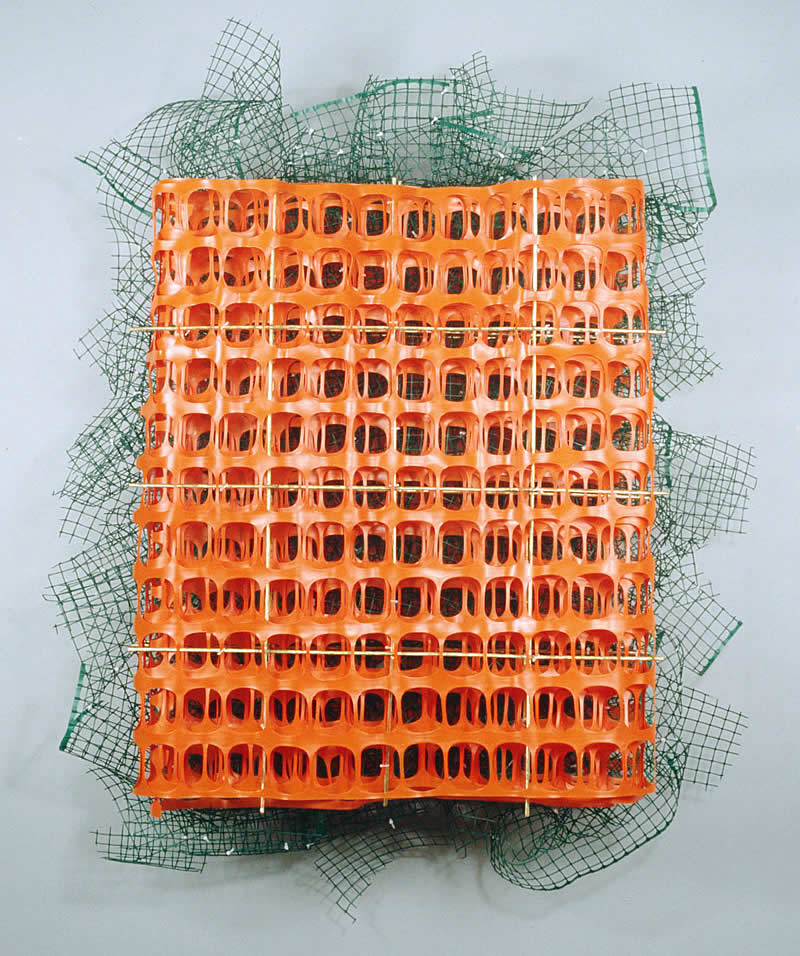 Joseph Fucigna's Orange/Green/Orange included included in the group exhibition Contemporary Souvenirs.