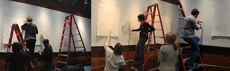 Students assist with Creighton Michael CIPHER installation at Norwalk Community College